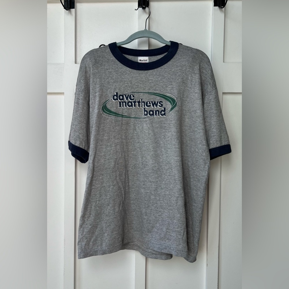 Vintage Dave Matthews Band T Shirt Men Large Band Concert Tour Murina USA FLAWS